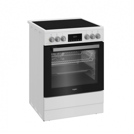 WHIRLPOOL W6V8LCSW Ελεύθερη Κουζίνα 72lt με Κεραμικές Εστίες 60cm WHIRLPOOL W6V8LCSW Ελεύθερη Κουζίνα 72lt με Κεραμικές Εστίες 60cm